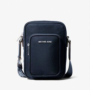 Michael Kors Khai Nylon Crossbody Bag Navy NWT Boxed Gift
